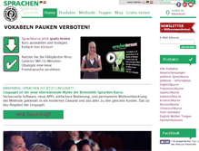 Tablet Screenshot of birkenbihl-sprachen.com